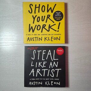 Austin Kleon Book Bundle - Steal Like an Artist & Show Your Work!